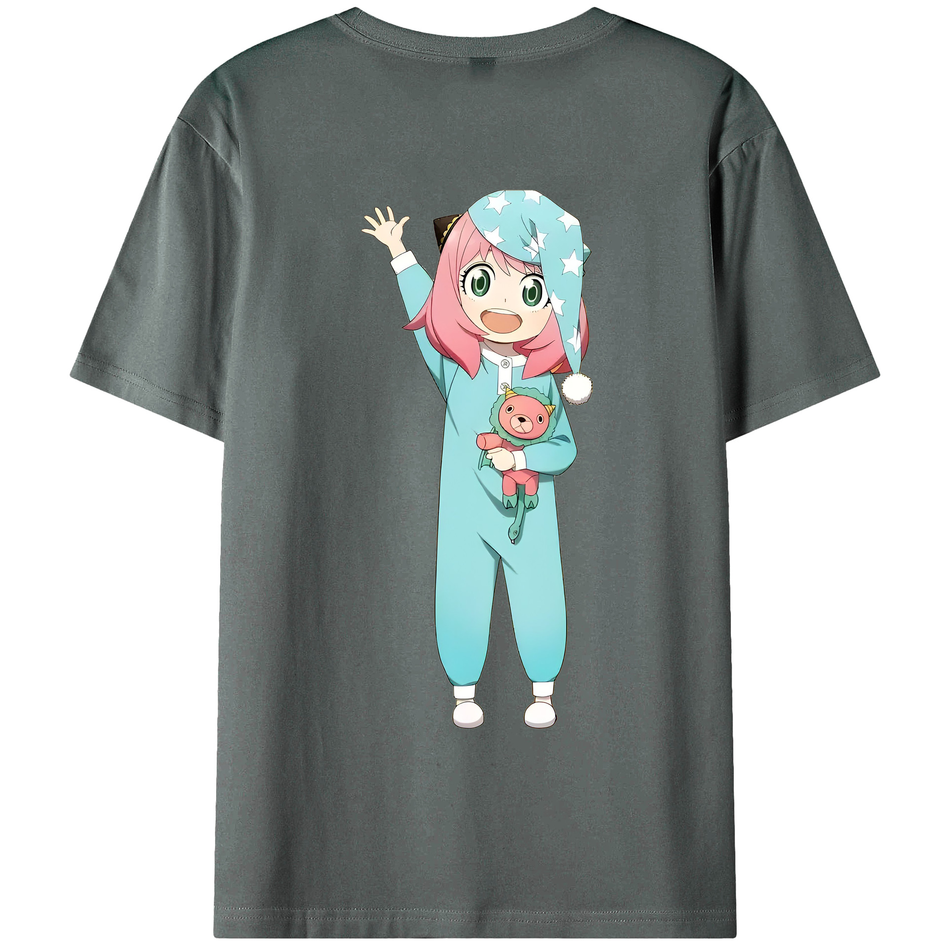 （画像用） SPY×FAMILY间谍家家酒 綿100％ メンズ半袖Tシャツ（バックプリント） 通気性